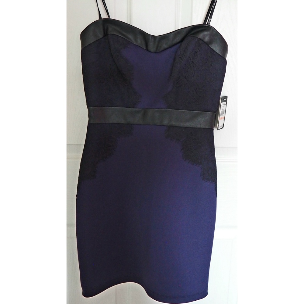 Guess strapless cocktail dress